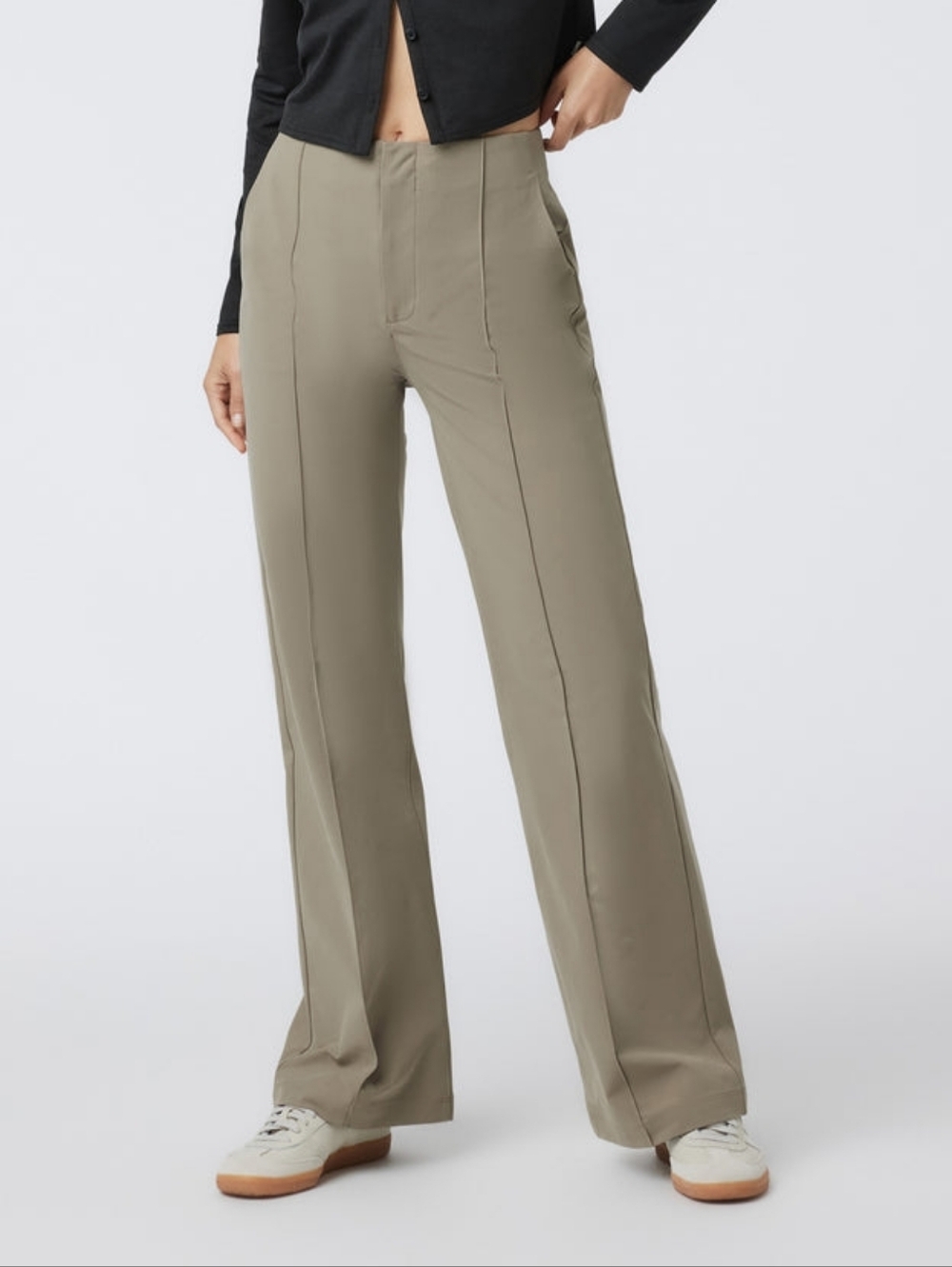 Vuori Meta Tailored Trouser Pants in Taupe
